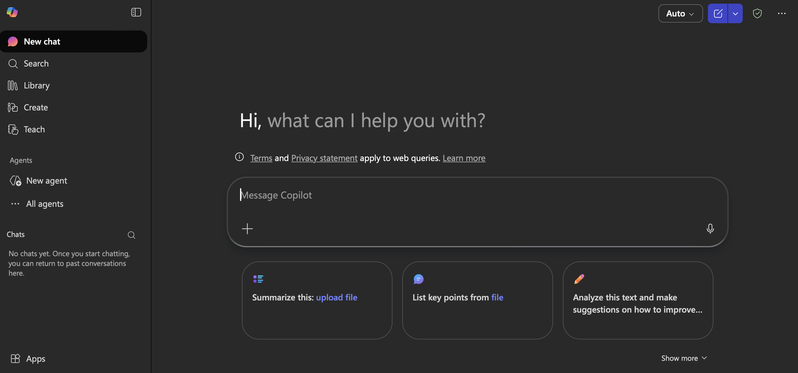 استخدام Copilot